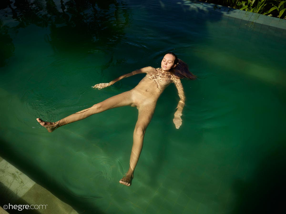 Clover "Naked Pool Art" by Petter Hegre