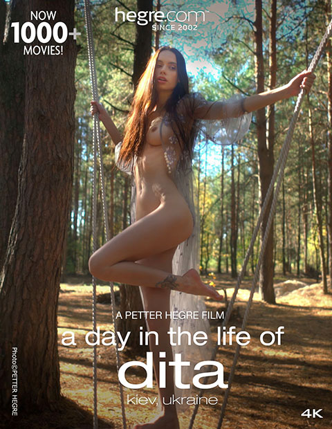 A day in the life of Hegre model Dita, Kyiv, Ukraine