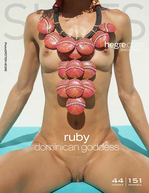 Ruby Dominican goddess hegre model