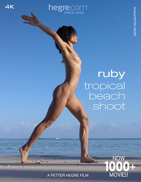 Ruby Tropical Beach Shoot Hegre Art
