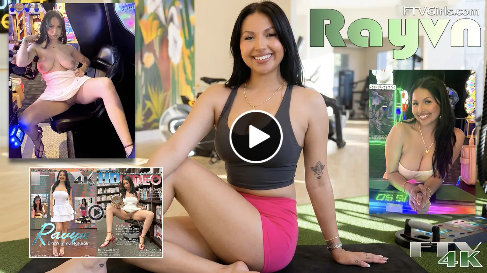 Ravyn at the Gym, Bold and Busty
